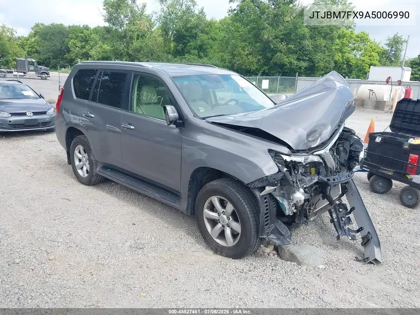 2010 Lexus Gx 460 VIN: JTJBM7FX9A5006990 Lot: 45527451