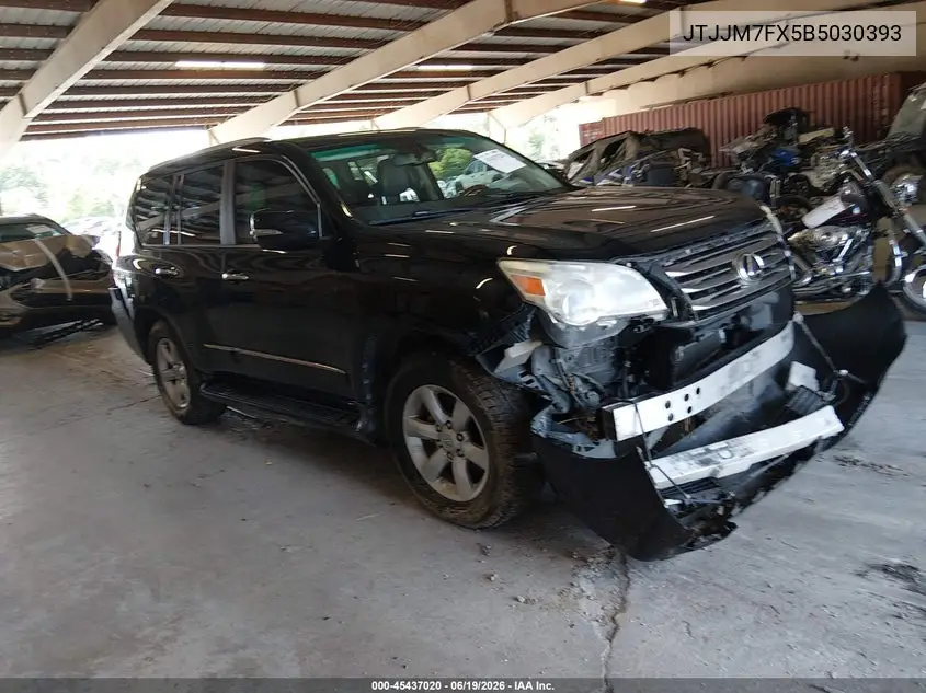 2011 Lexus Gx 460 Premium VIN: JTJJM7FX5B5030393 Lot: 45437020