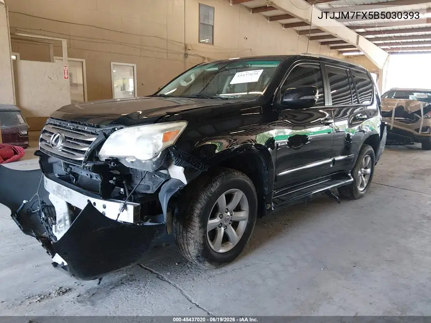 2011 Lexus Gx 460 Premium VIN: JTJJM7FX5B5030393 Lot: 45437020