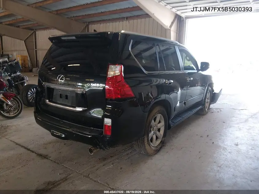 2011 Lexus Gx 460 Premium VIN: JTJJM7FX5B5030393 Lot: 45437020