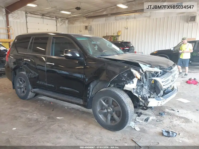 2011 Lexus Gx 460 VIN: JTJBM7FX9B5034547 Lot: 45495067