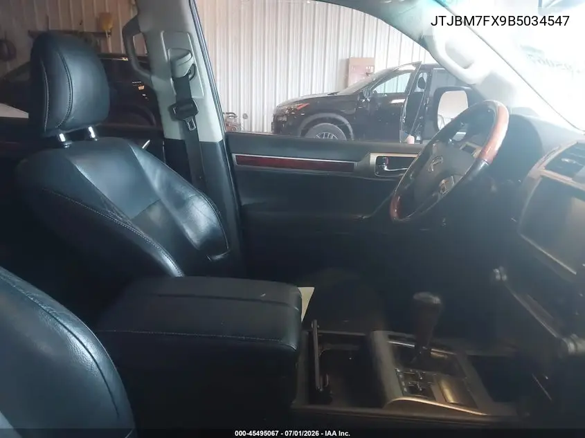 2011 Lexus Gx 460 VIN: JTJBM7FX9B5034547 Lot: 45495067