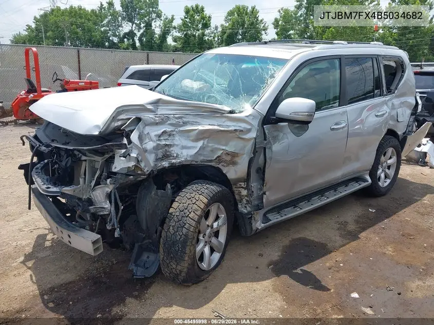 2011 Lexus Gx 460 VIN: JTJBM7FX4B5034682 Lot: 45495998