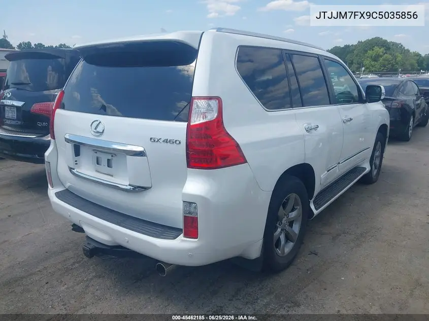 2012 Lexus Gx 460 Premium VIN: JTJJM7FX9C5035856 Lot: 45462185