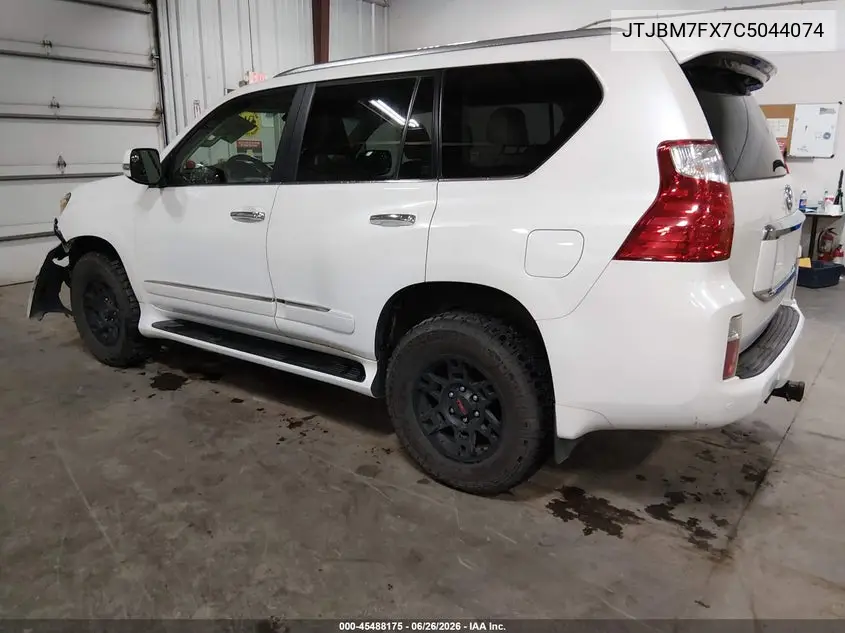 2012 Lexus Gx 460 VIN: JTJBM7FX7C5044074 Lot: 45488175