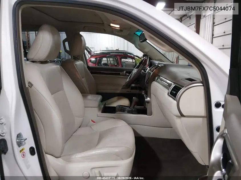 2012 Lexus Gx 460 VIN: JTJBM7FX7C5044074 Lot: 45488175