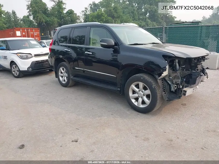 2012 Lexus Gx 460 VIN: JTJBM7FX2C5042068 Lot: 45575629