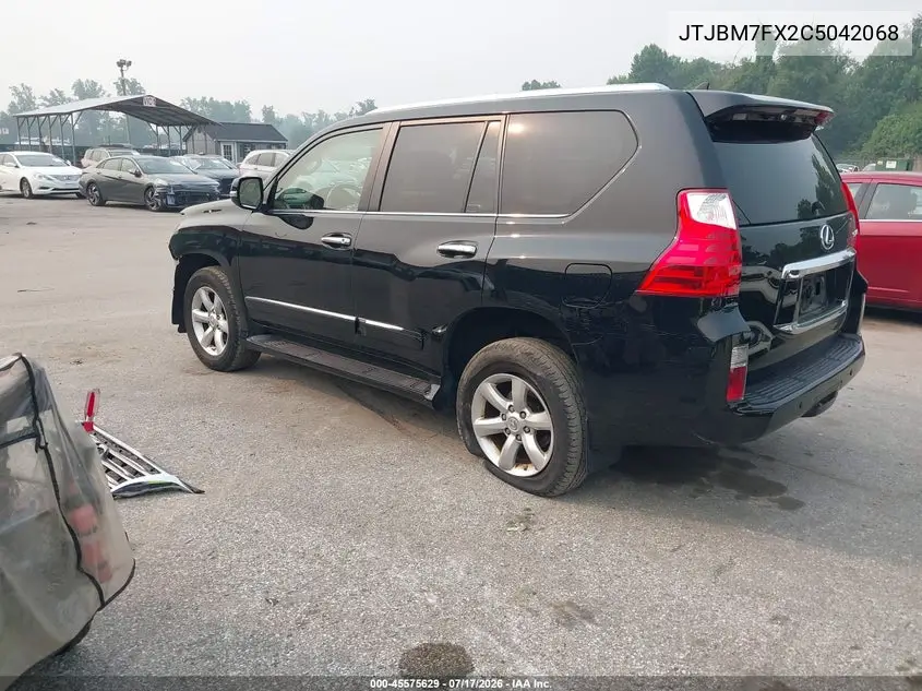 2012 Lexus Gx 460 VIN: JTJBM7FX2C5042068 Lot: 45575629