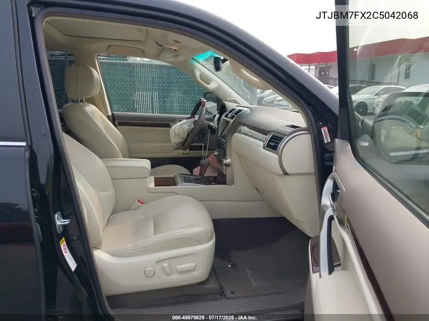 2012 Lexus Gx 460 VIN: JTJBM7FX2C5042068 Lot: 45575629