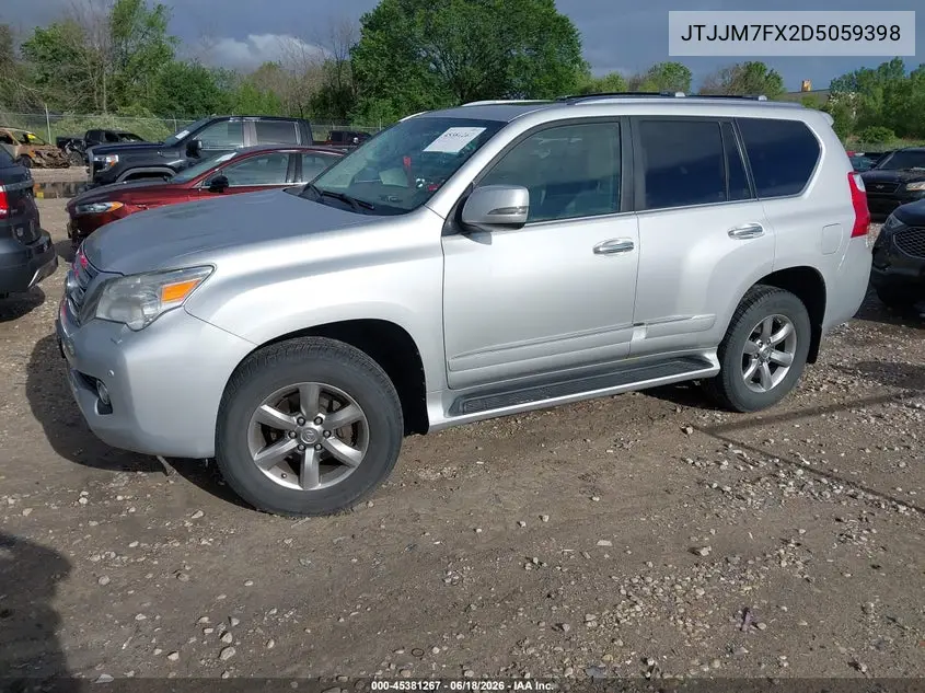 2013 Lexus Gx 460 Premium VIN: JTJJM7FX2D5059398 Lot: 45381267