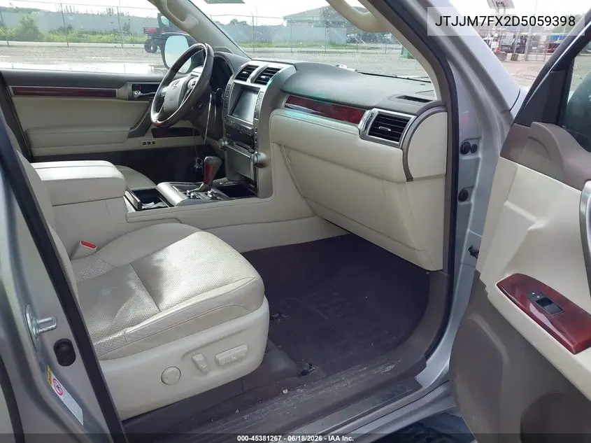 2013 Lexus Gx 460 Premium VIN: JTJJM7FX2D5059398 Lot: 45381267