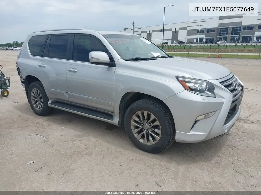 2014 Lexus Gx 460 Luxury VIN: JTJJM7FX1E5077649 Lot: 45463100