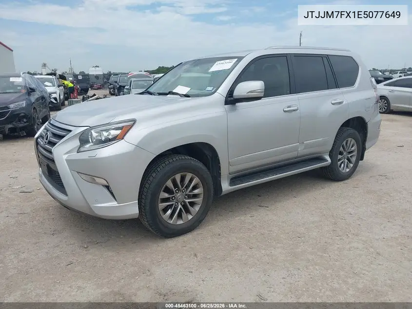 2014 Lexus Gx 460 Luxury VIN: JTJJM7FX1E5077649 Lot: 45463100