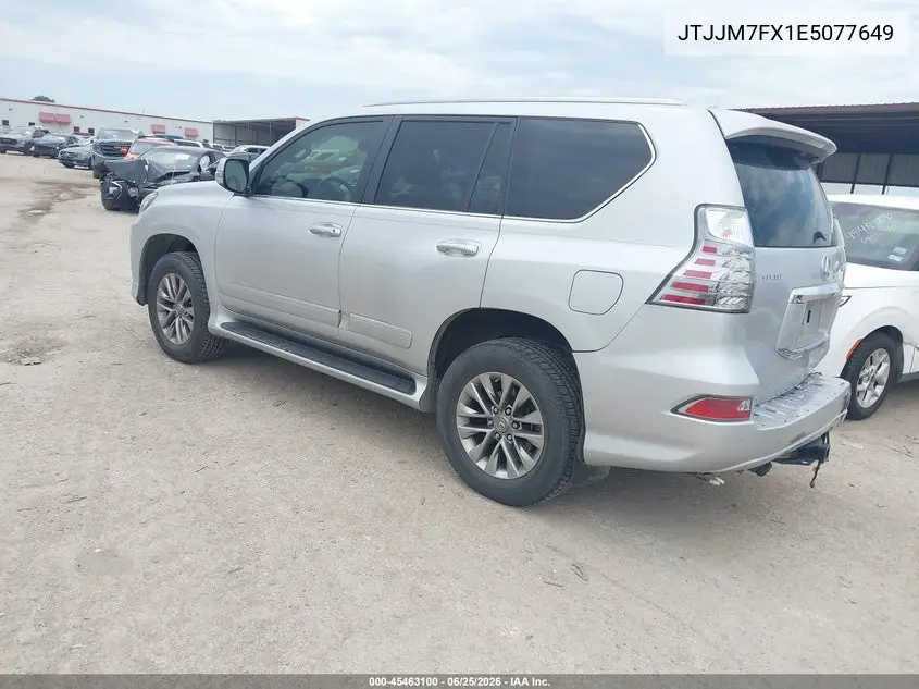 2014 Lexus Gx 460 Luxury VIN: JTJJM7FX1E5077649 Lot: 45463100