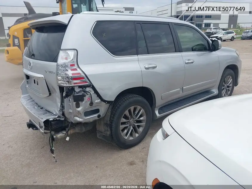 2014 Lexus Gx 460 Luxury VIN: JTJJM7FX1E5077649 Lot: 45463100