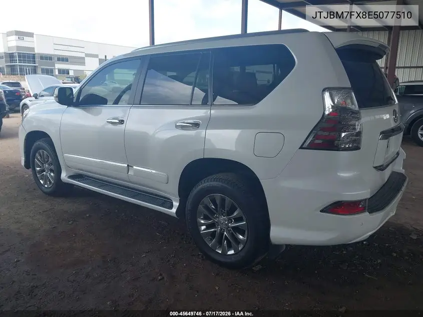 2014 Lexus Gx 460 VIN: JTJBM7FX8E5077510 Lot: 45649746