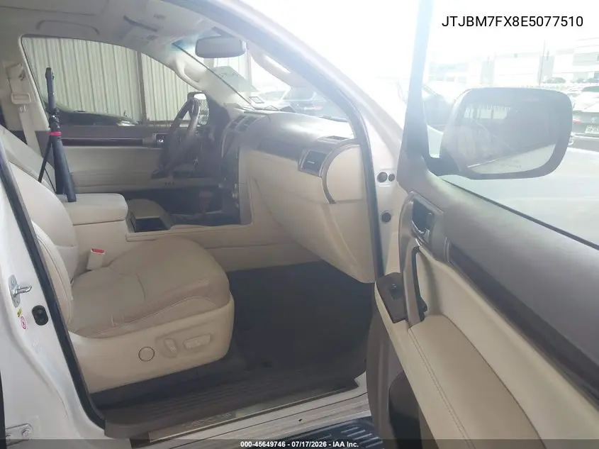2014 Lexus Gx 460 VIN: JTJBM7FX8E5077510 Lot: 45649746