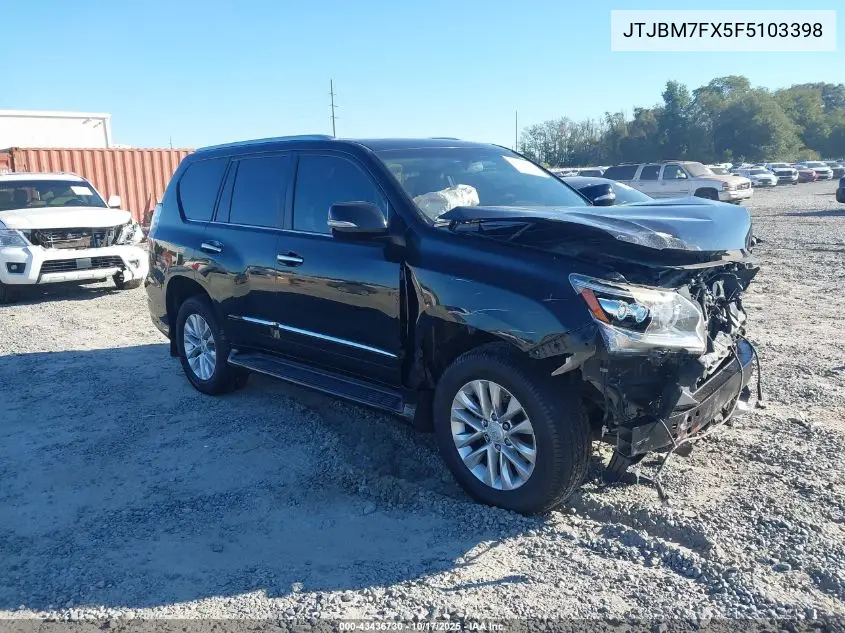 JTJBM7FX5F5103398 2015 Lexus Gx 460