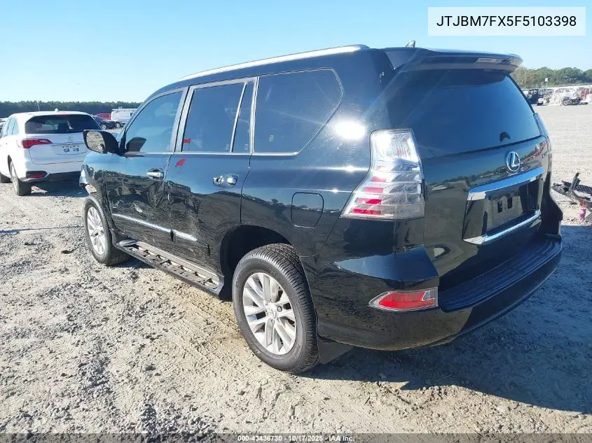JTJBM7FX5F5103398 2015 Lexus Gx 460