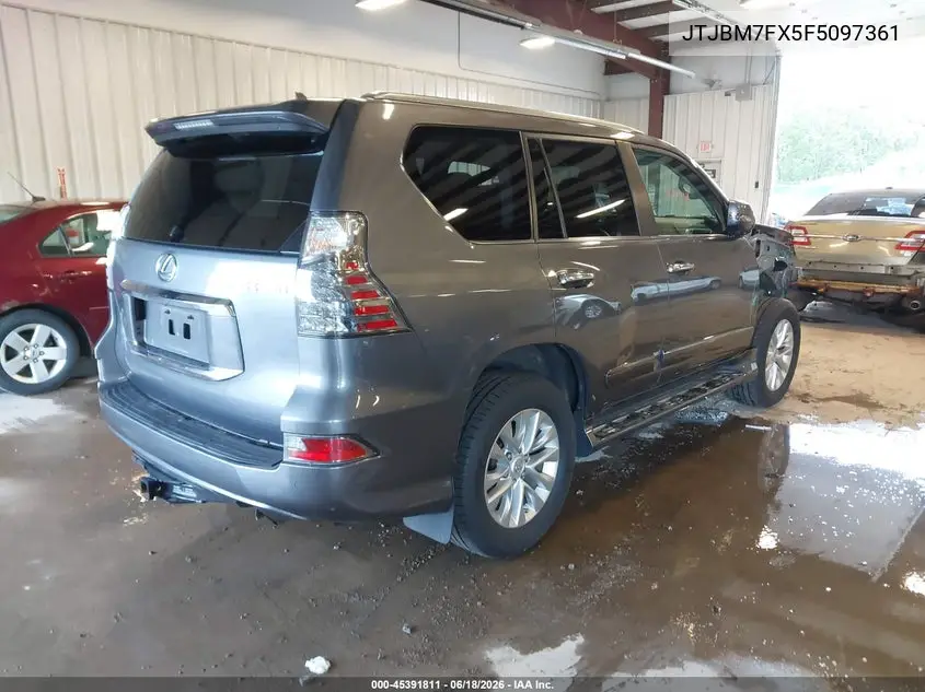 2015 Lexus Gx 460 VIN: JTJBM7FX5F5097361 Lot: 45391811