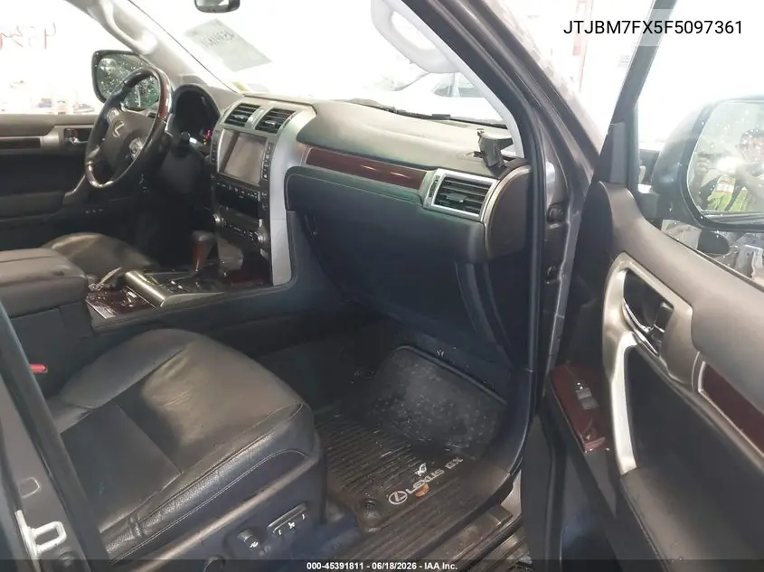 2015 Lexus Gx 460 VIN: JTJBM7FX5F5097361 Lot: 45391811