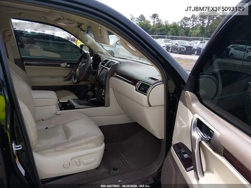 2015 Lexus Gx 460 VIN: JTJBM7FX3F5093129 Lot: 45475582