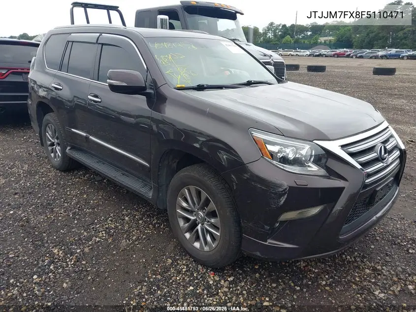 2015 Lexus Gx 460 Luxury VIN: JTJJM7FX8F5110471 Lot: 45481753