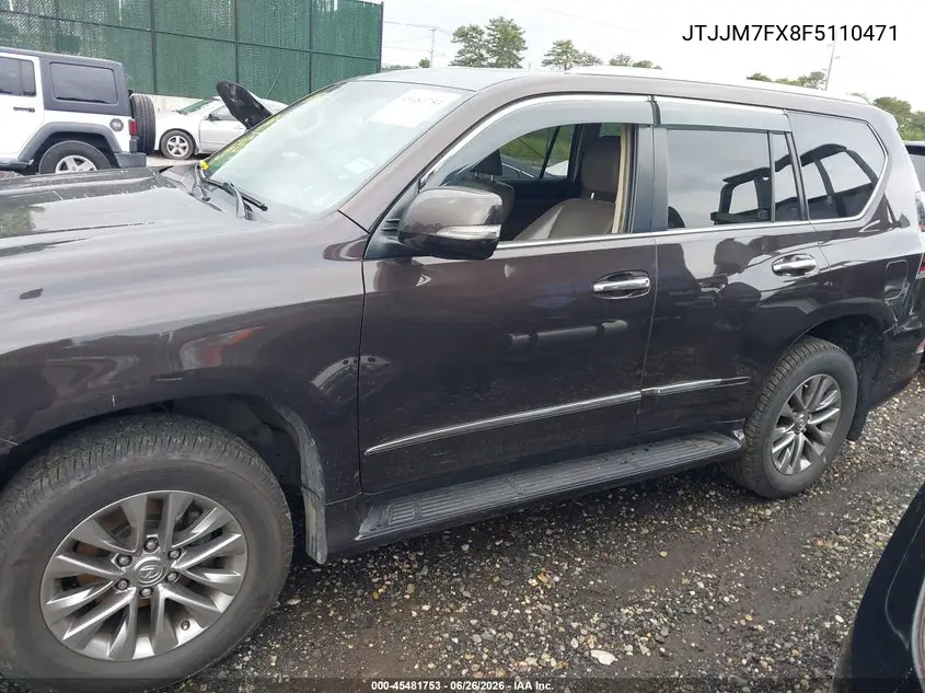 2015 Lexus Gx 460 Luxury VIN: JTJJM7FX8F5110471 Lot: 45481753