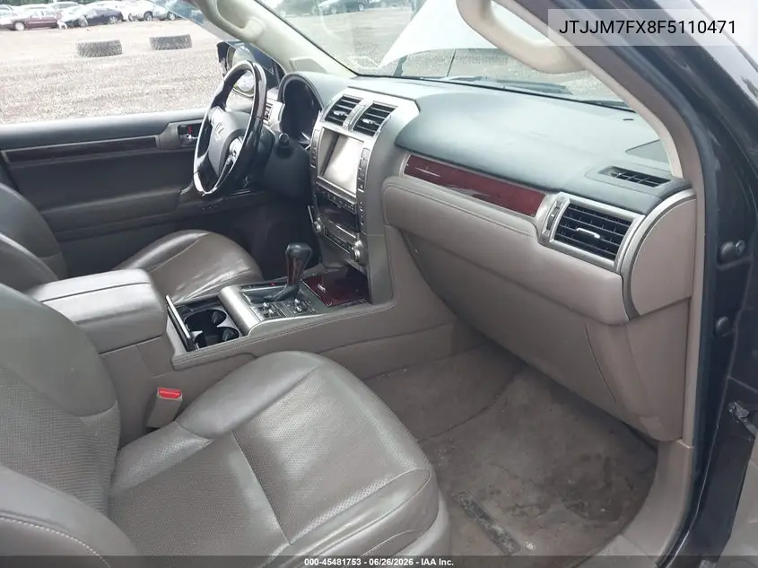 2015 Lexus Gx 460 Luxury VIN: JTJJM7FX8F5110471 Lot: 45481753