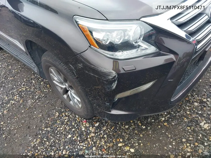 2015 Lexus Gx 460 Luxury VIN: JTJJM7FX8F5110471 Lot: 45481753
