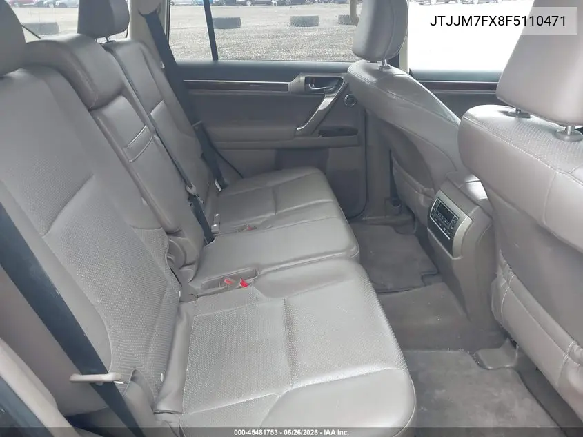 2015 Lexus Gx 460 Luxury VIN: JTJJM7FX8F5110471 Lot: 45481753
