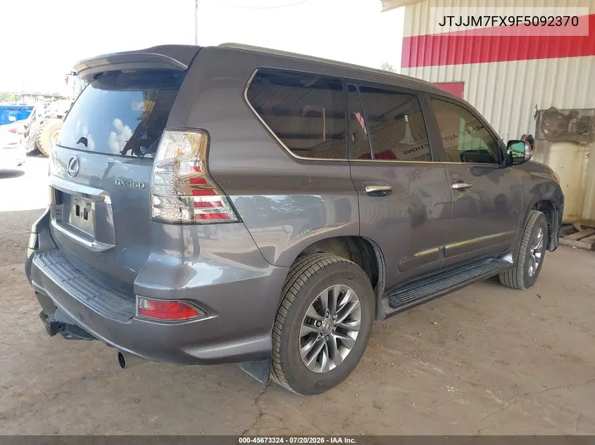 2015 Lexus Gx 460 Luxury VIN: JTJJM7FX9F5092370 Lot: 45673324