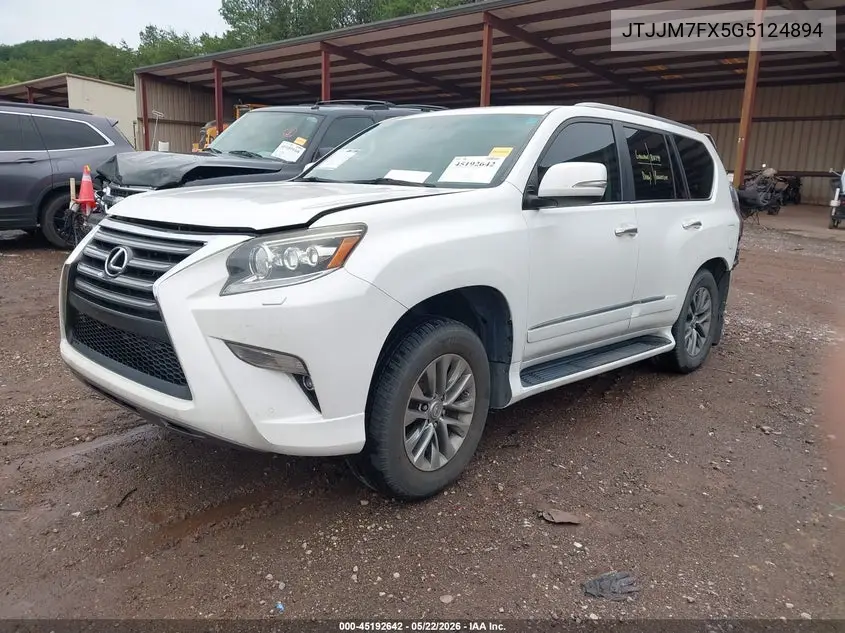 2016 Lexus Gx 460 Luxury VIN: JTJJM7FX5G5124894 Lot: 45192642