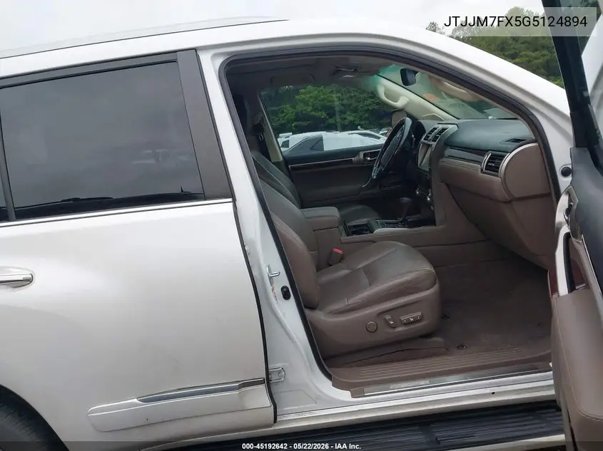 2016 Lexus Gx 460 Luxury VIN: JTJJM7FX5G5124894 Lot: 45192642