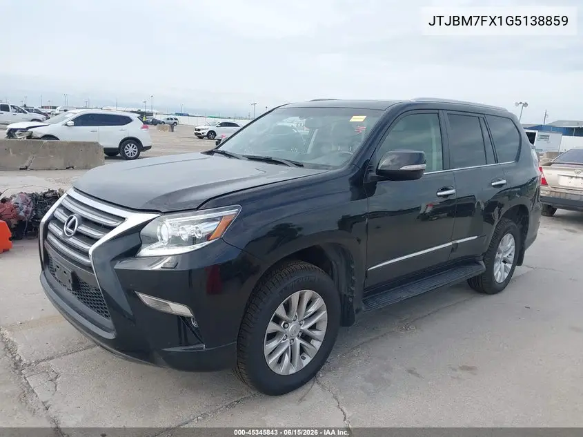 2016 Lexus Gx 460 VIN: JTJBM7FX1G5138859 Lot: 45345843