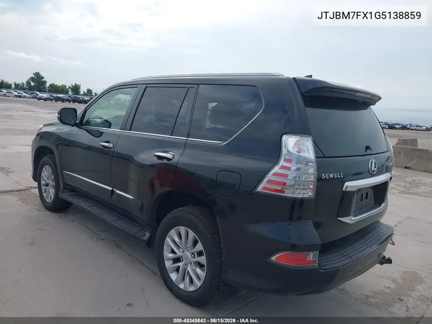 2016 Lexus Gx 460 VIN: JTJBM7FX1G5138859 Lot: 45345843