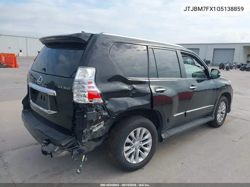 2016 Lexus Gx 460 VIN: JTJBM7FX1G5138859 Lot: 45345843