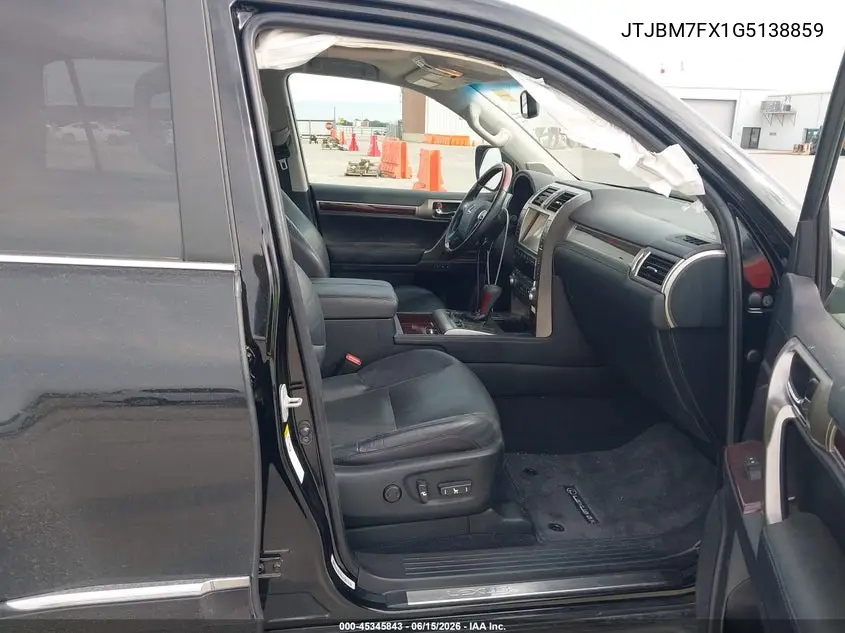 2016 Lexus Gx 460 VIN: JTJBM7FX1G5138859 Lot: 45345843