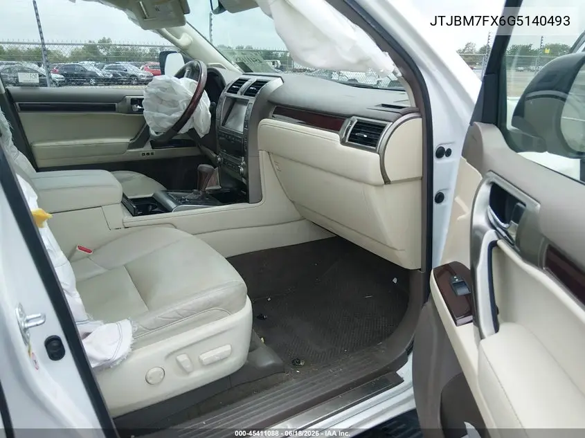2016 Lexus Gx 460 VIN: JTJBM7FX6G5140493 Lot: 45533388