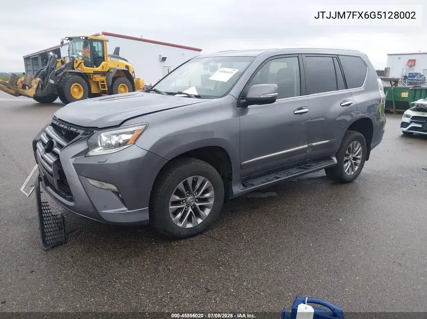 2016 Lexus Gx 460 Luxury VIN: JTJJM7FX6G5128002 Lot: 45586020