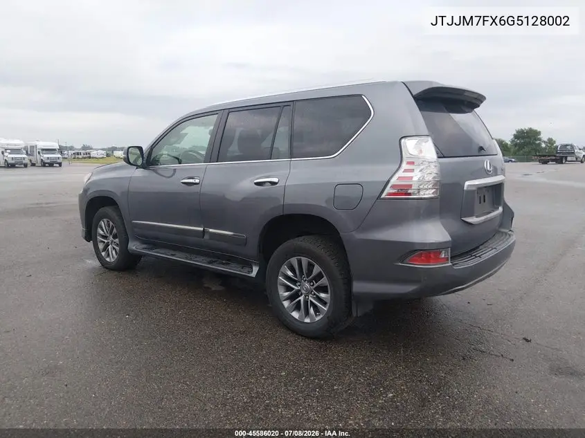 2016 Lexus Gx 460 Luxury VIN: JTJJM7FX6G5128002 Lot: 45586020