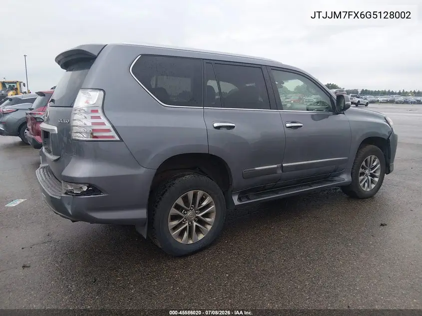 2016 Lexus Gx 460 Luxury VIN: JTJJM7FX6G5128002 Lot: 45586020