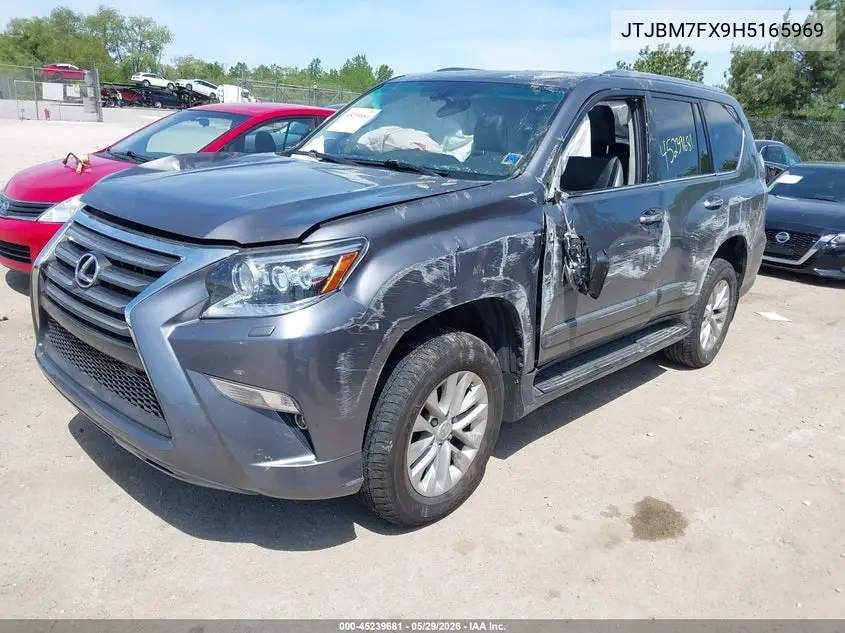 2017 Lexus Gx 460 VIN: JTJBM7FX9H5165969 Lot: 45239681