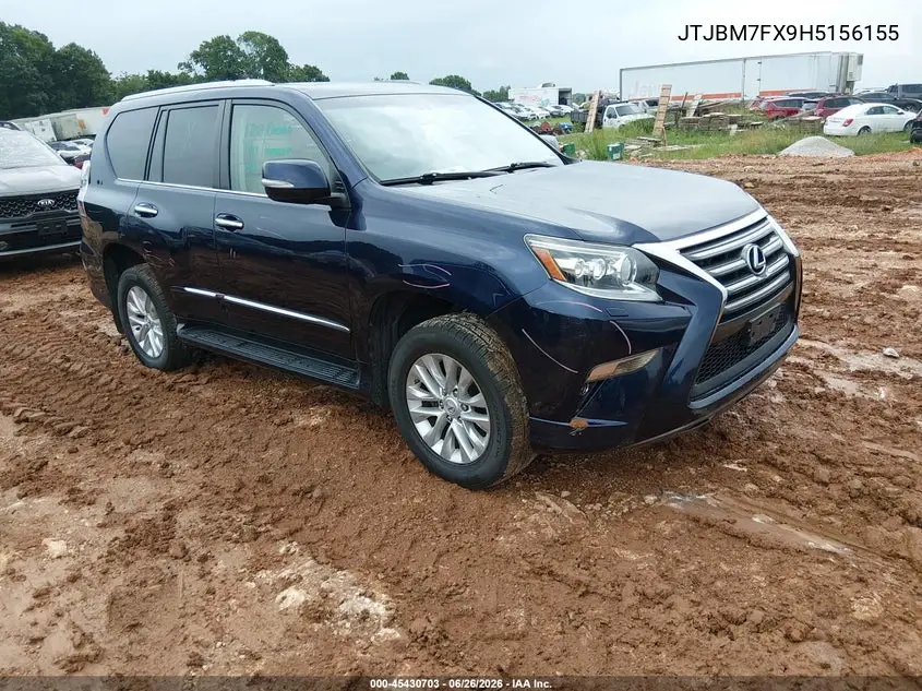 2017 Lexus Gx 460 VIN: JTJBM7FX9H5156155 Lot: 45430703