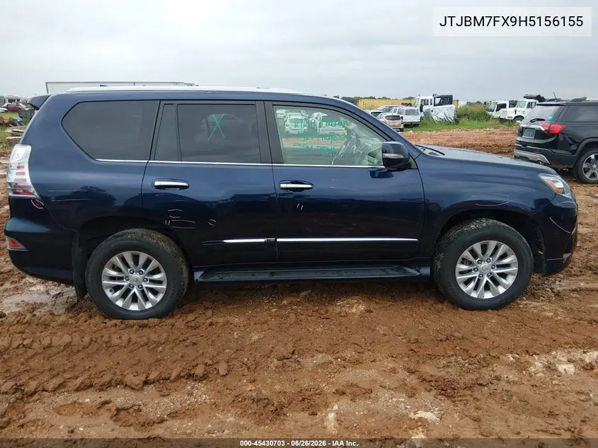 2017 Lexus Gx 460 VIN: JTJBM7FX9H5156155 Lot: 45430703