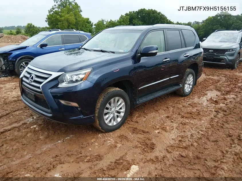 2017 Lexus Gx 460 VIN: JTJBM7FX9H5156155 Lot: 45430703