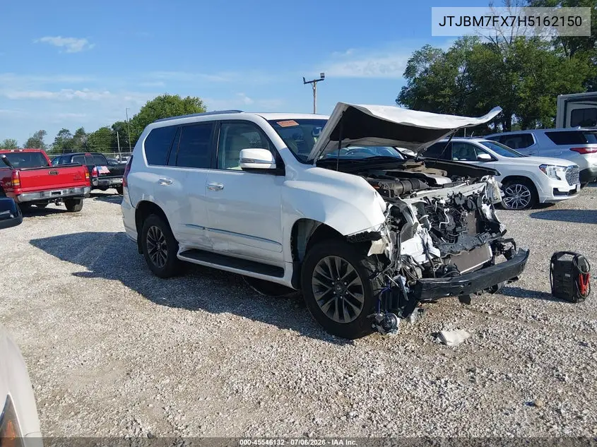 2017 Lexus Gx 460 VIN: JTJBM7FX7H5162150 Lot: 45546132