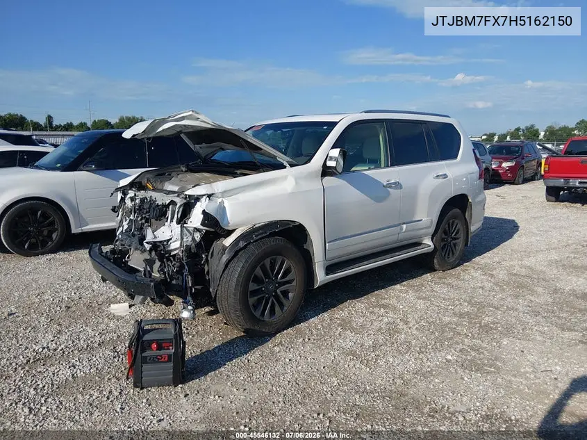2017 Lexus Gx 460 VIN: JTJBM7FX7H5162150 Lot: 45546132