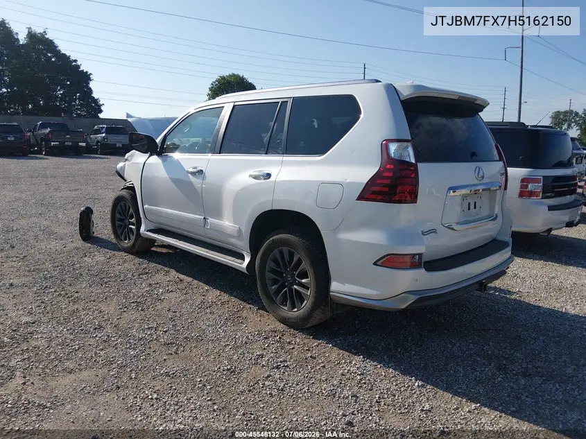 2017 Lexus Gx 460 VIN: JTJBM7FX7H5162150 Lot: 45546132