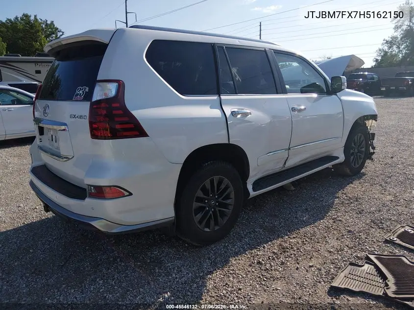 2017 Lexus Gx 460 VIN: JTJBM7FX7H5162150 Lot: 45546132